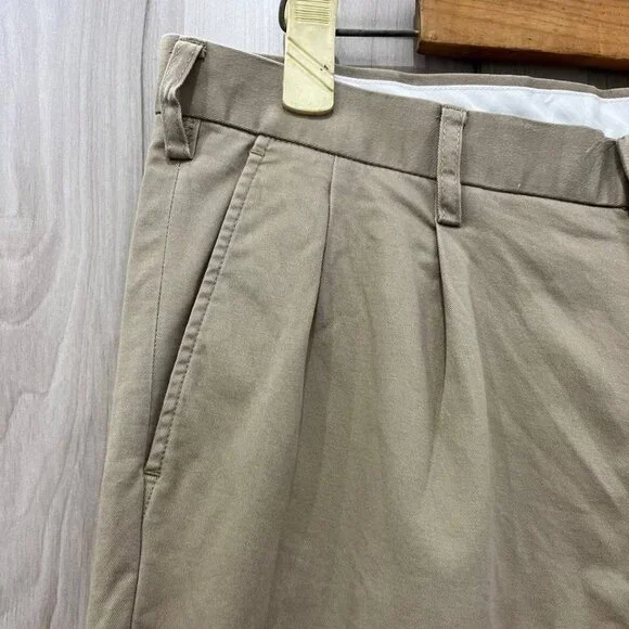 Khaki Straight Leg Pants - Picture 2 of 3